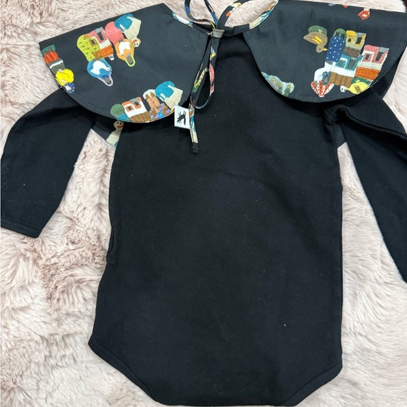 WOLF AND RITA 'TALES OF THE LAND AND SEA' AURORA  BABY BODYSUIT SET - Picture 2 of 15